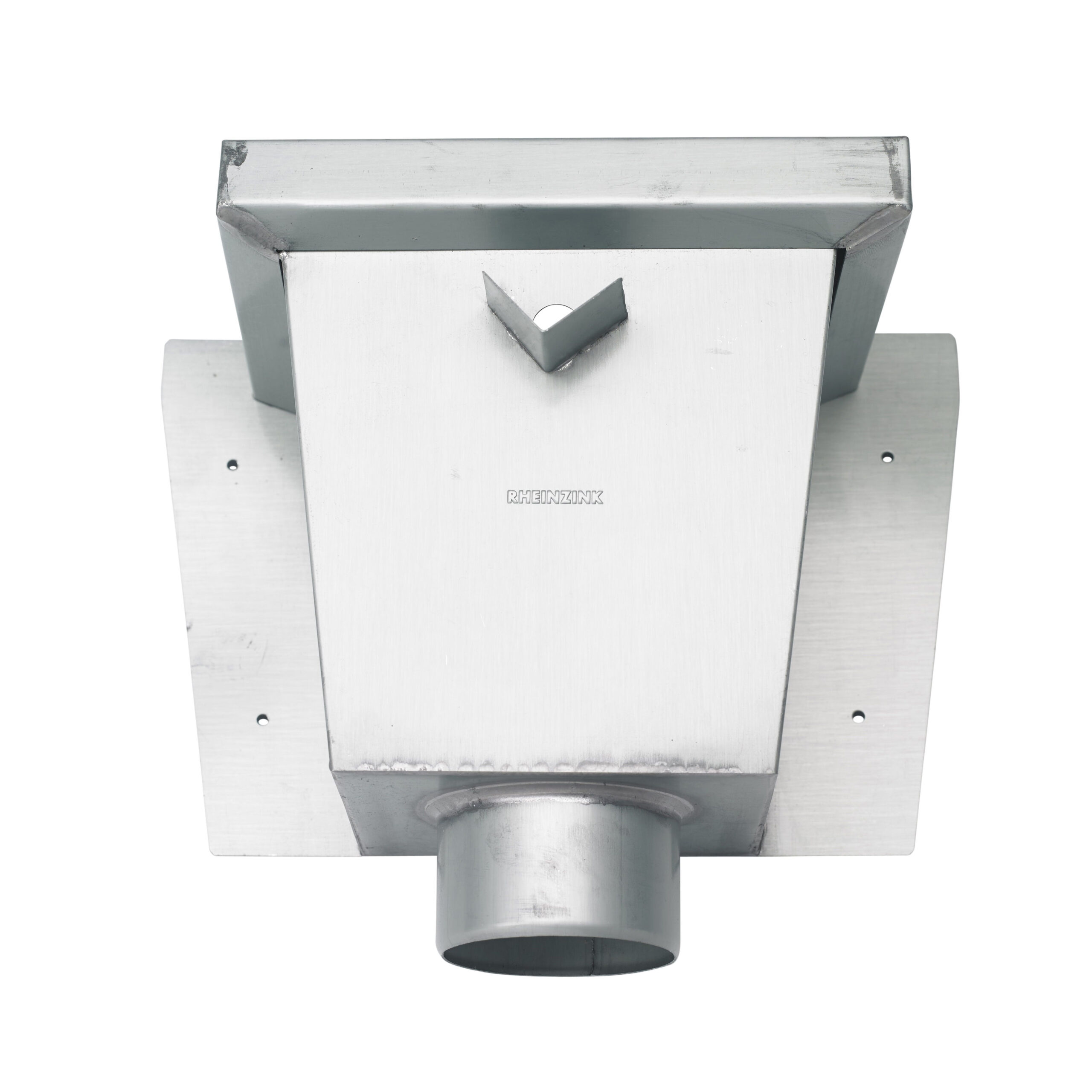 Zinken vergaarbak Vierkant XL 100mm