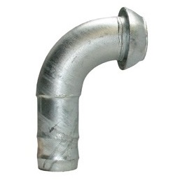 Bocht 4, 90GR, V-deel x tule