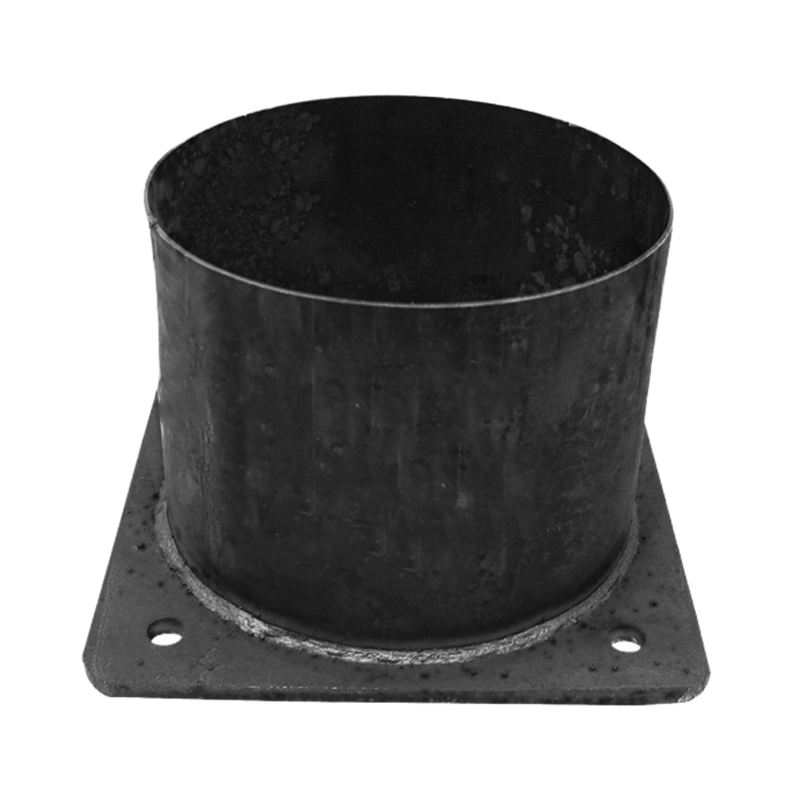 Flens + buis, 4" x 108 mm, ZW