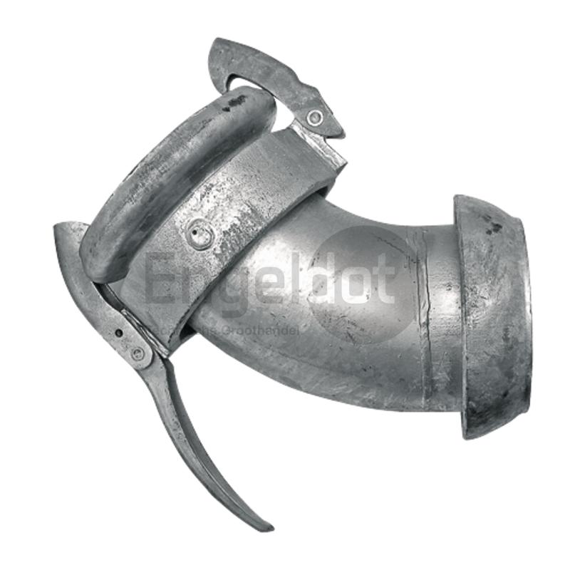 Bocht 45° M-deel 2" met V-deel 2"