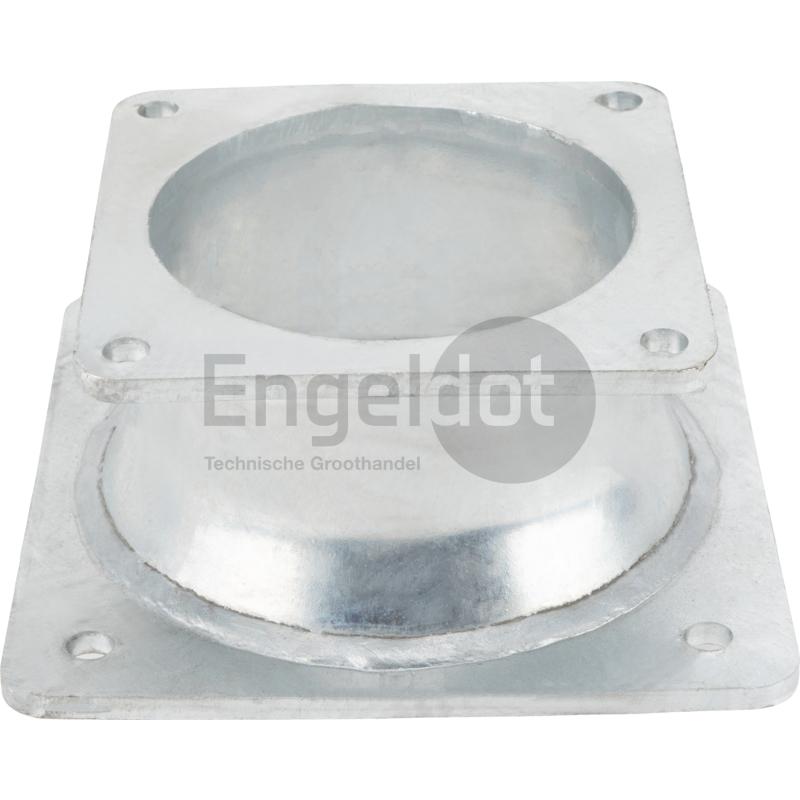 Verloop flens 6" x 8"