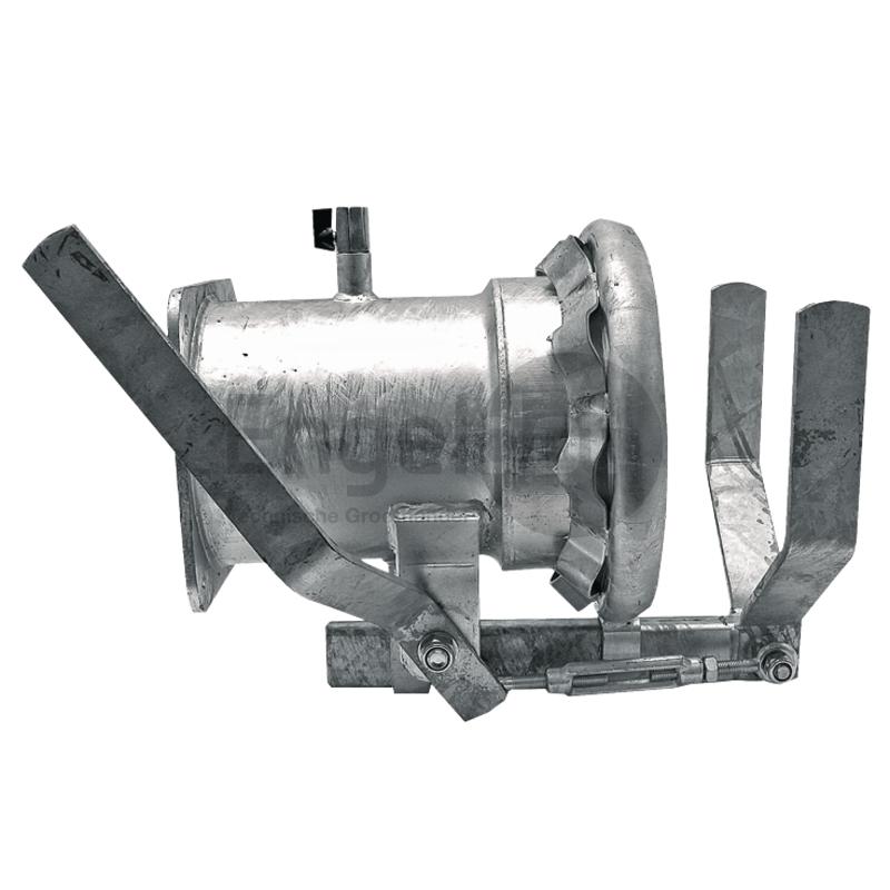 Snelkoppeling 8" met flens 8", met ontl.