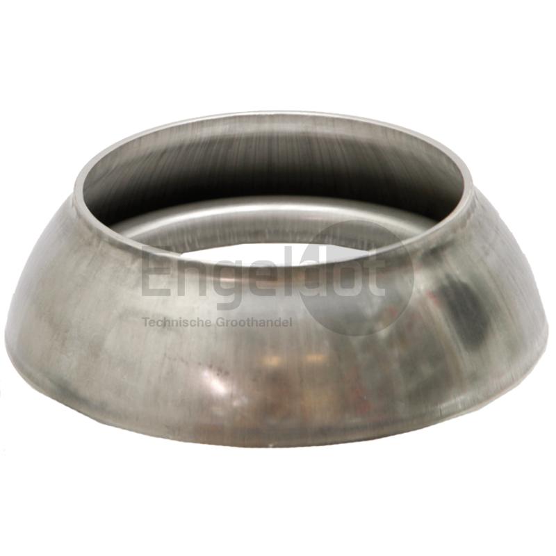 V-deel 4" laskoppeling RVS