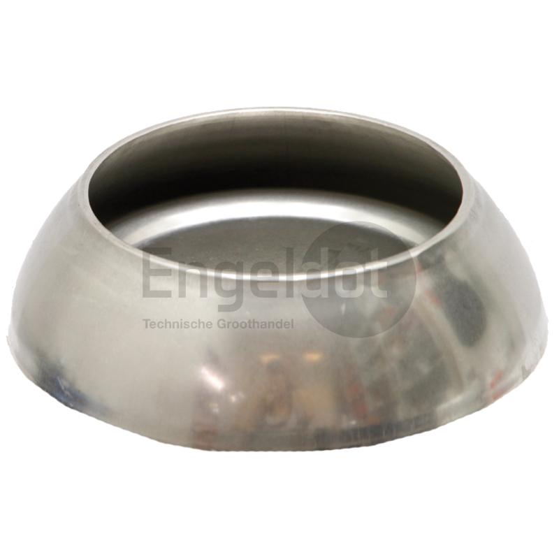 Einstop V-deel 4" RVS