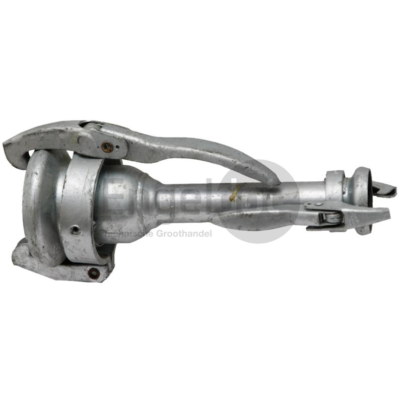 Omkeerstuk M-deel 4" naar M-deel 2"