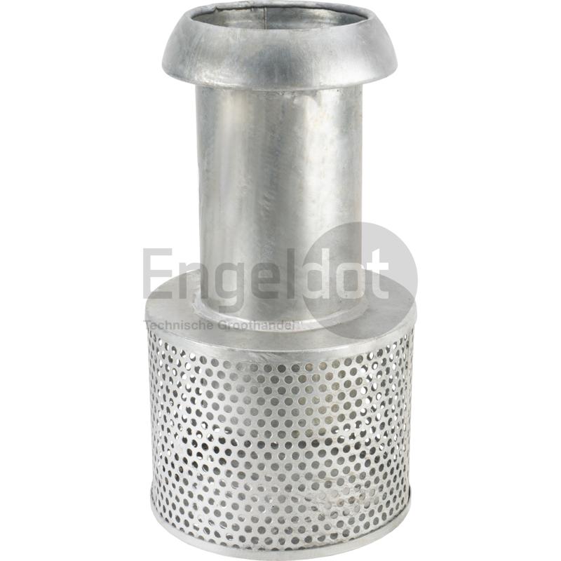 Zuigkorf met V-deel 6"