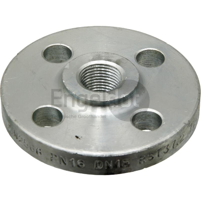 Draadflens gegalvaniseerd DN15