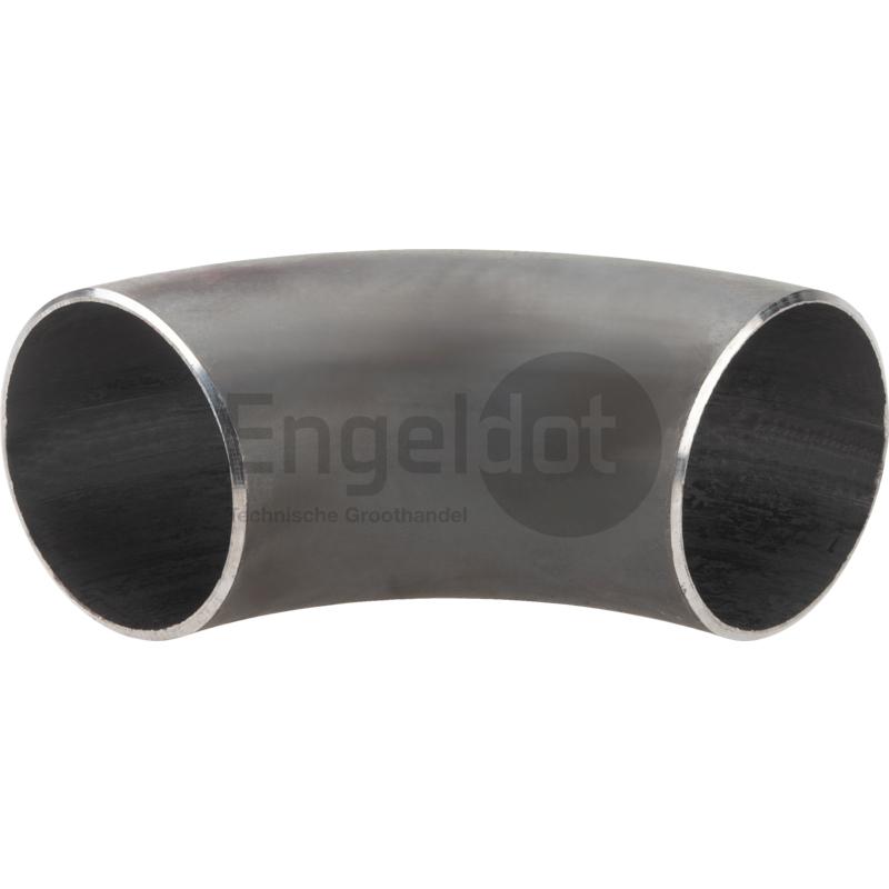 Lasbocht 90° zwart 4 1/4" ø108mm