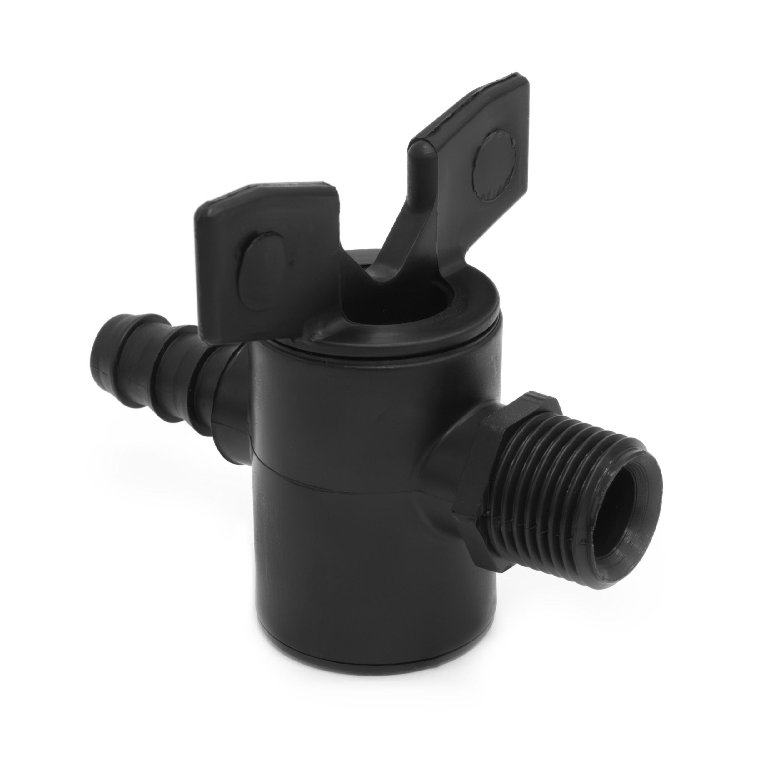 Afsluiter PP, RMP, 16 mm x 1/2", tule x