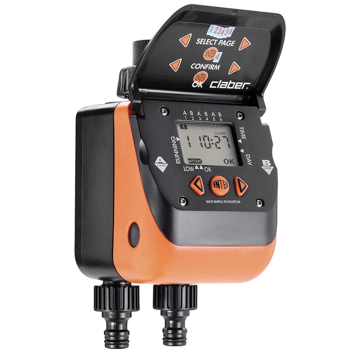 Claber watertimer type 8410 2 uitgangen