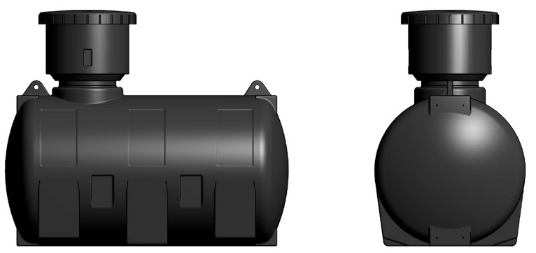 Opslagtank PE serie GH, 1.000 liter