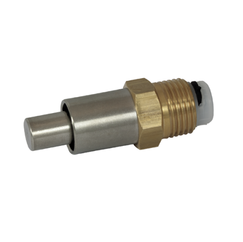 Messing- RVS brijbaknippel VD 1/2"