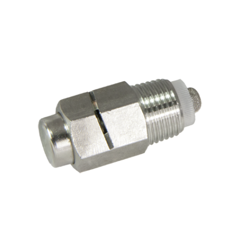 RVS sproeinippel met sleuf 1/2"