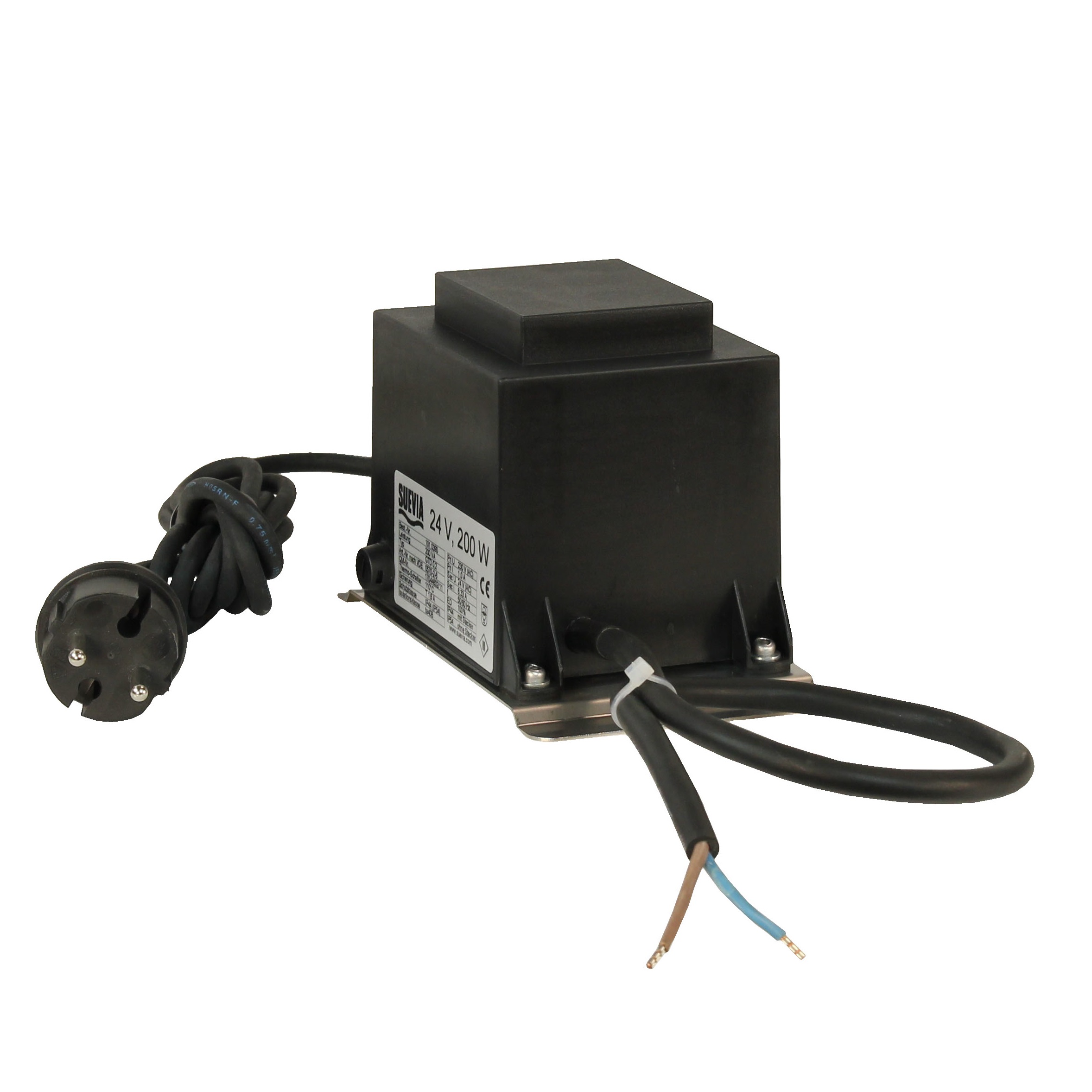 Transformator Suevia 24 volt 200 watt