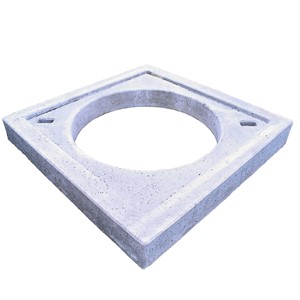 Fundatieplaat beton 120 mm, 650 mm