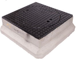 Putafdekking D-400 240 mm, geen opdruk
