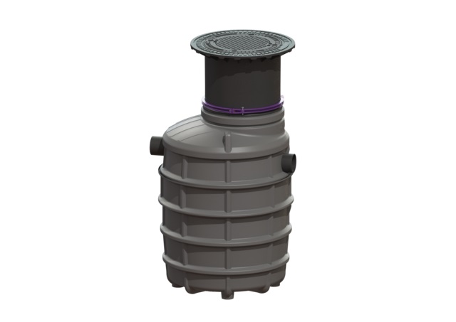 Coalescentieafscheider NG6, 1700 L, B