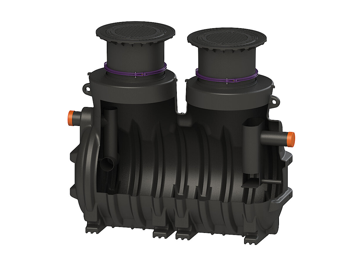 Vetafscheider NG7, 1800 L, klasse B