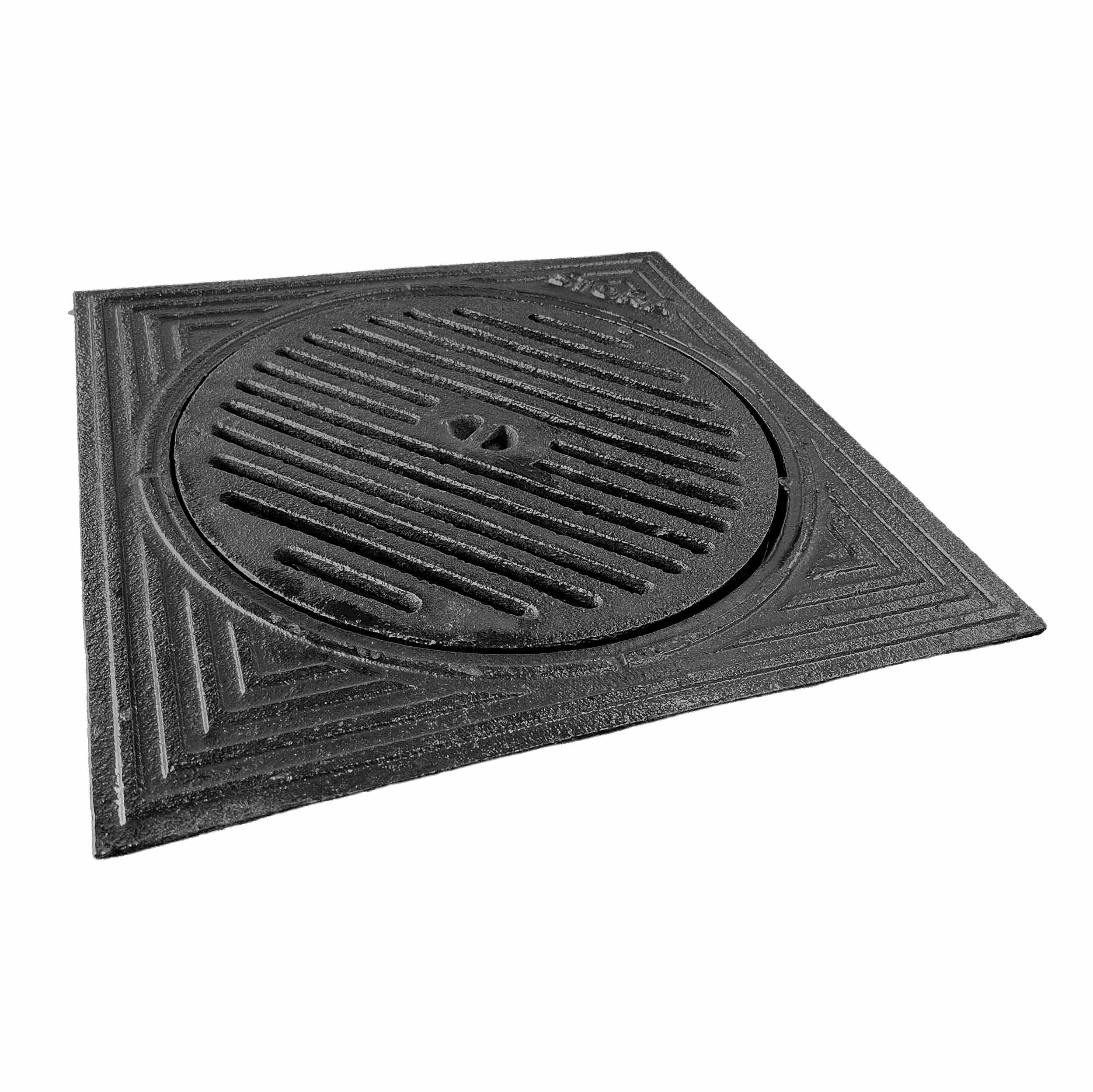 Rooster deksel gietijzer 250 mm