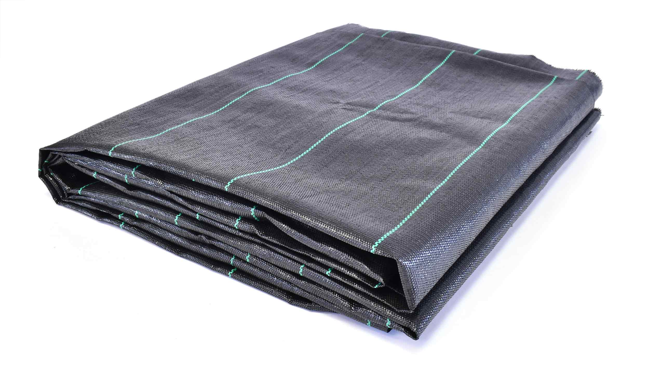 Gronddoek PP, 1,05 x 100M, zwart
