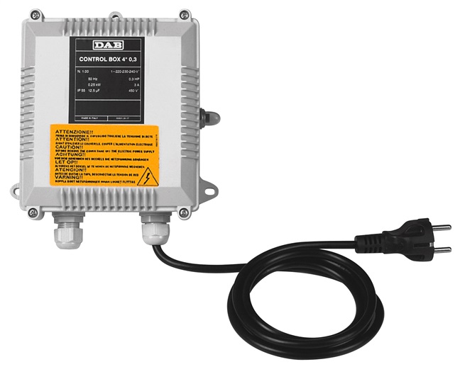 Control box 4, type 0.5 (0.37 kw)