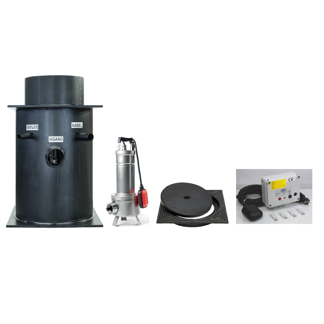 DAB pompput PE612 compleet