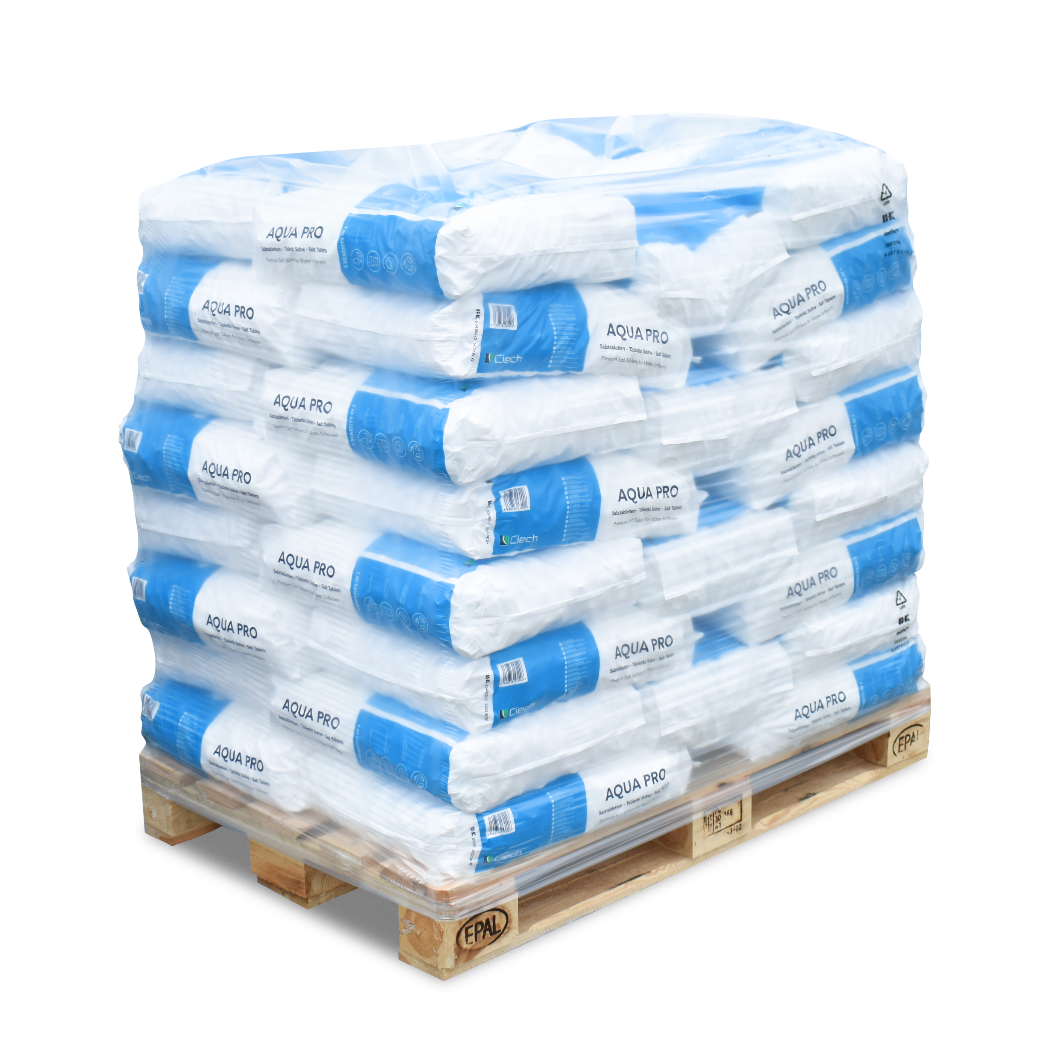 Onthardingszout - Vacuum Zouttabletten 1000kg incl. Europallet en Verzendkosten