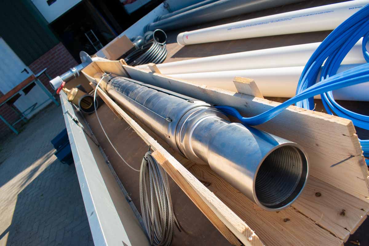 Agrarische bronpomp voor elektrisch beregenen