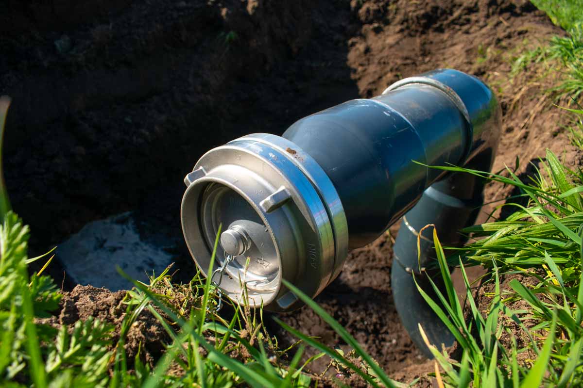 Hydrant voor landbouw beregening