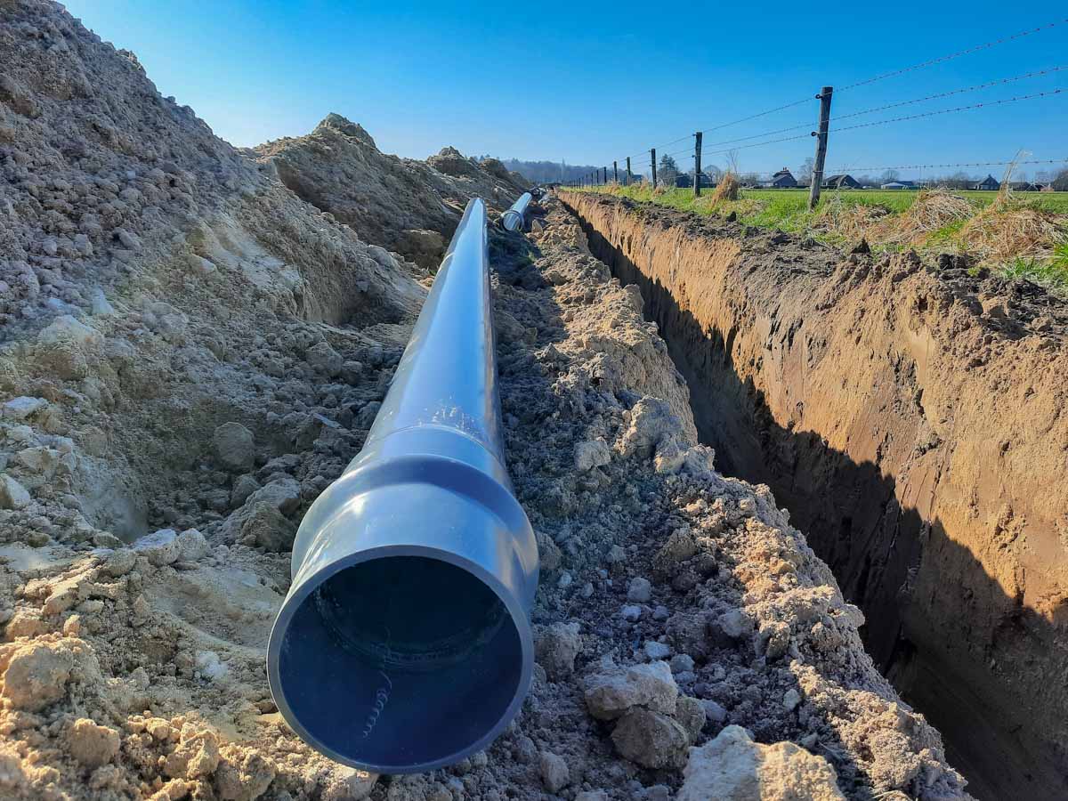 PVC drukleiding voor elektrische landbouw beregening