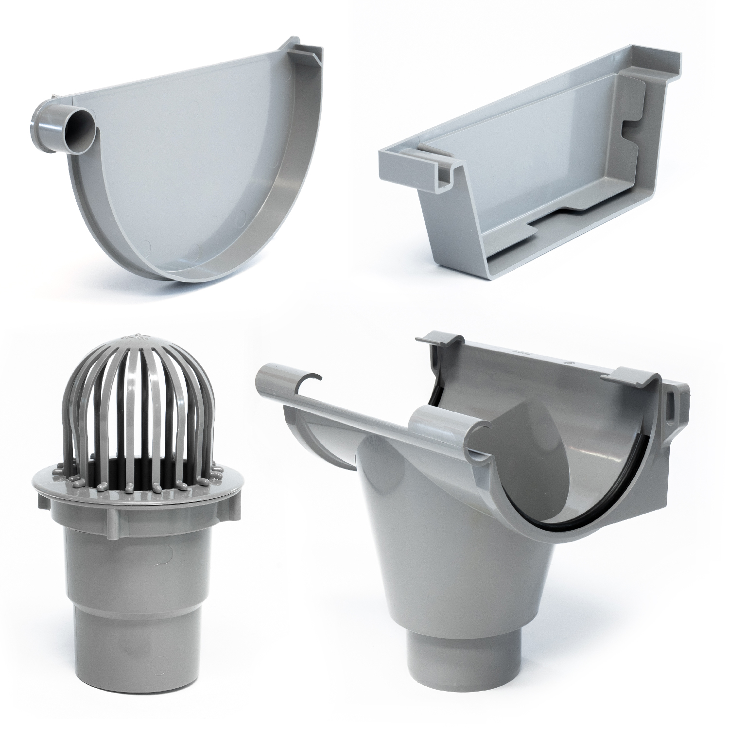 PVC Dakgoot Hulpstukken S-lon